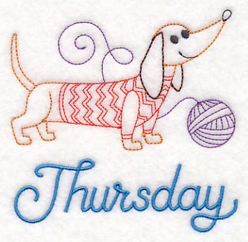 Thursday Dachshund (Vintage) - Image 3