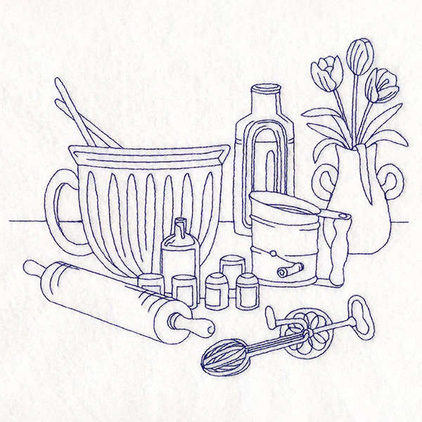 Timeless Kitchen Scenes - Baking