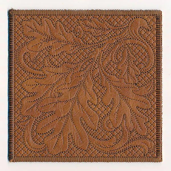 Timeless Oak Leaves Coaster (In-the-Hoop) - Image 5