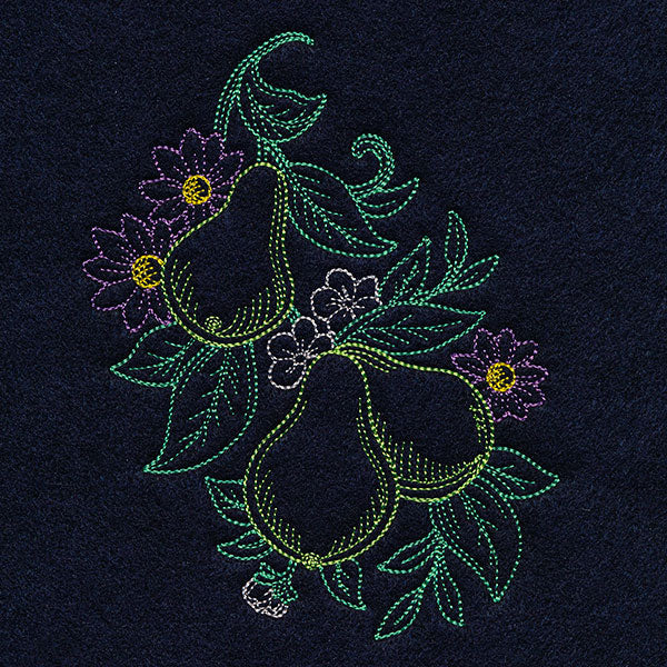 Timeless Summer - Pears and Daisies (Vintage) - Image 4