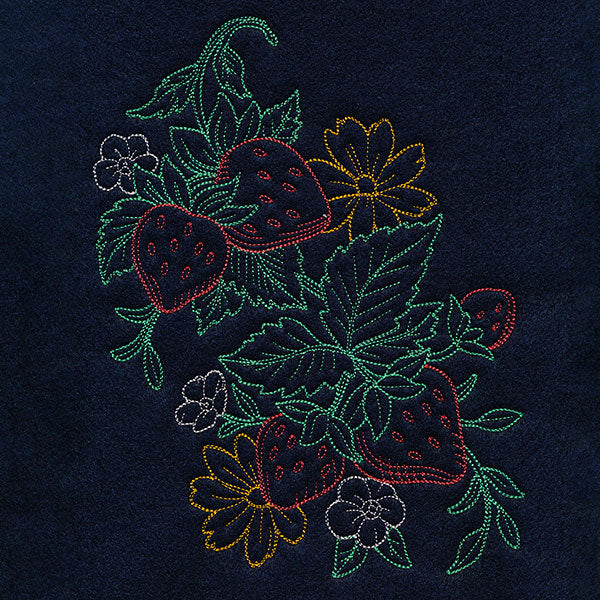 Timeless Summer - Strawberries and Cosmos (Vintage) - Image 5