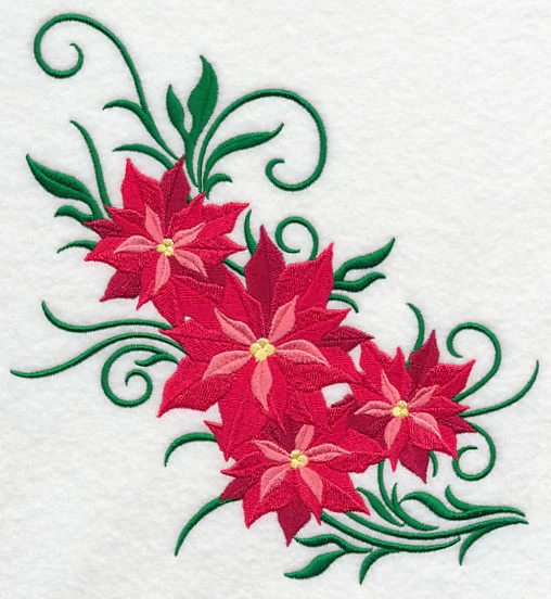 Tis the Season Poinsettia Spray - Image 2