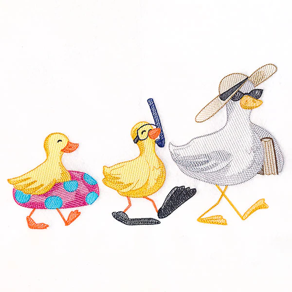 To the Beach Duck Border - Image 5