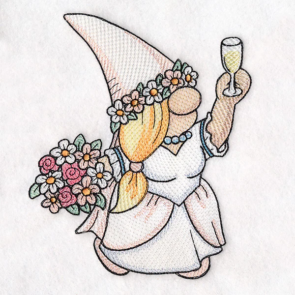 Toasting Bride Gnome - Image 3
