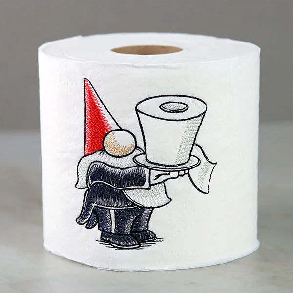 Toilet Paper is Served Gnome - Image 4