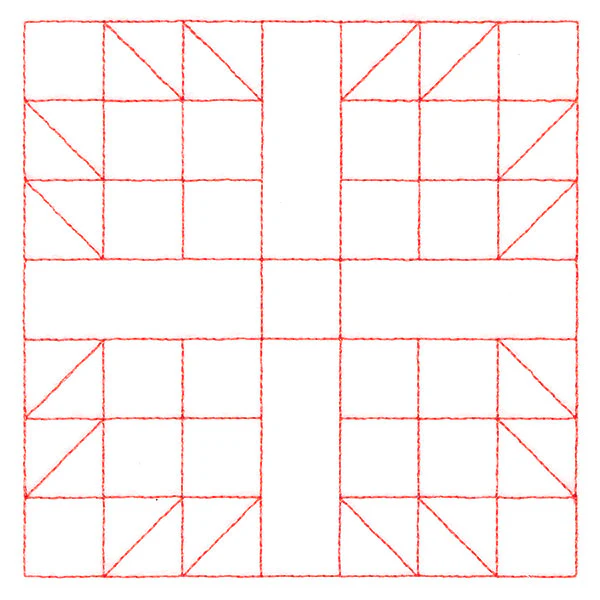 Traditional Quilting - Bear Paw (Double Run) - Image 4