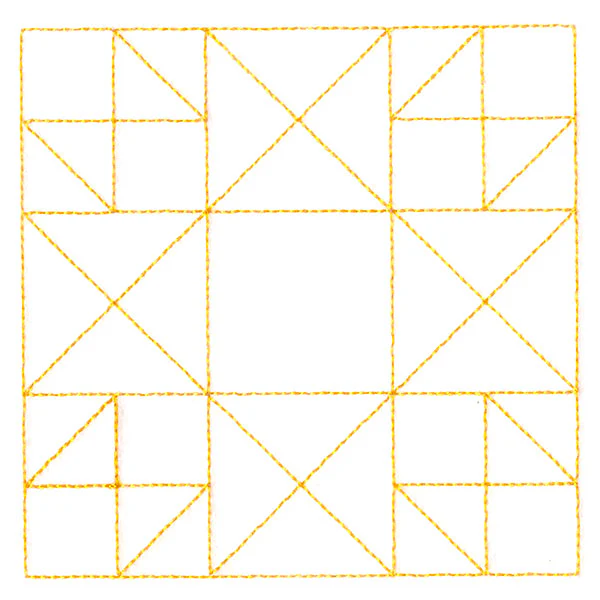 Traditional Quilting II - Crown of Thorns (Double Run) - Image 5
