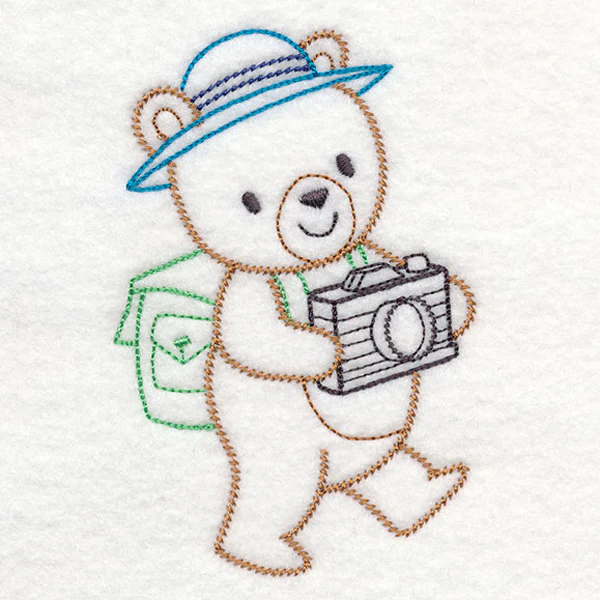 Traveling Teddy Bear - Hiking (Vintage) - Image 3