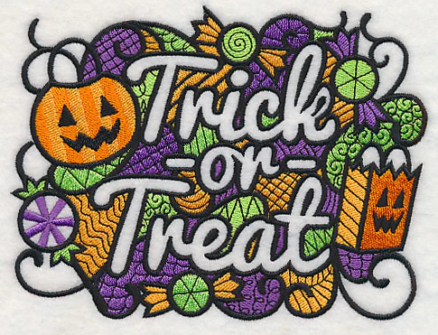 Trick or Treat (Blackwork) - Image 3