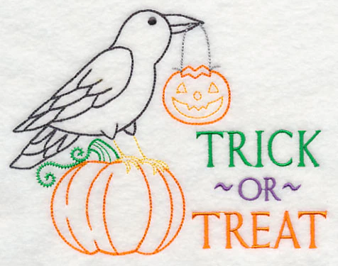 Trick or Treat Crow (Vintage)