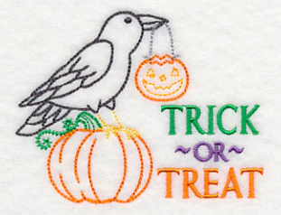 Trick or Treat Crow (Vintage) - Image 2