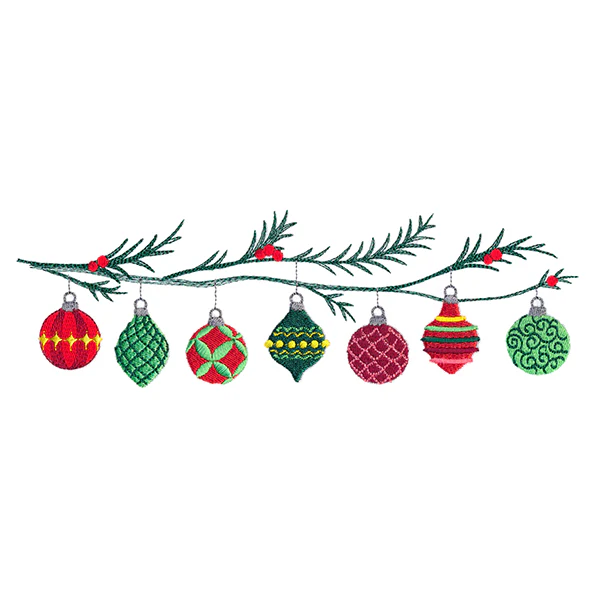 Trim the Tree Ornament Border - Image 2