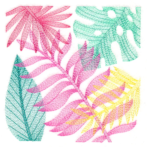 Tropical Fronds Square - Image 3