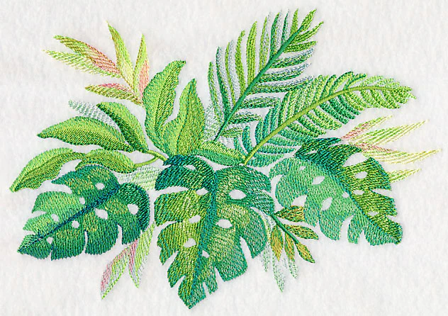 Tropical Leaves in Watercolor 1 - Image 2