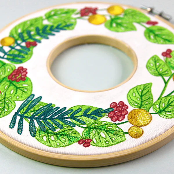 Tropical Monstera Adansonii Wreath - Image 4
