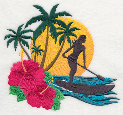 Tropical Paddleboarder - Female - Image 2