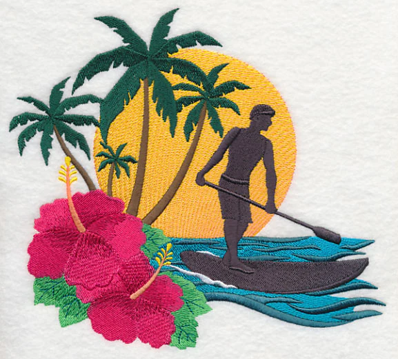 Tropical Paddleboarder - Male - Image 4