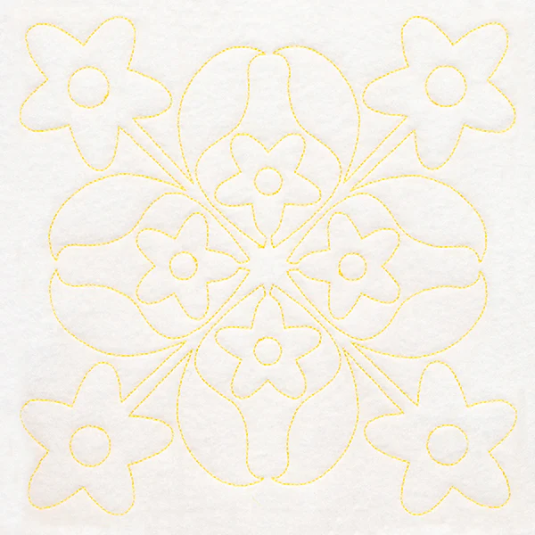 Tropical Paradise Quilting - Fanciful Flowers (Double Run) - Image 6