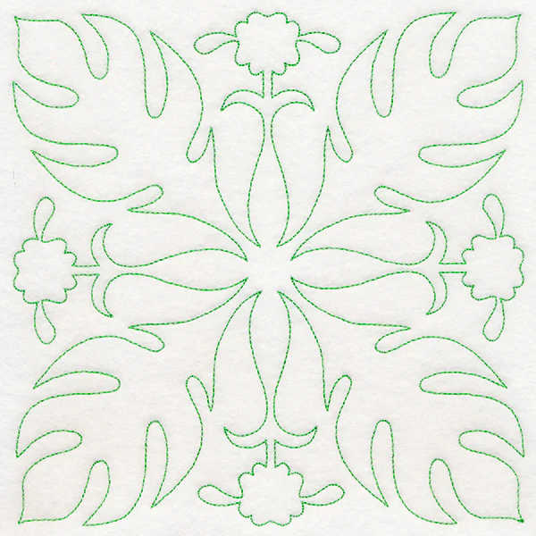 Tropical Paradise Quilting - Luscious Leaves (Double Run) - Image 2