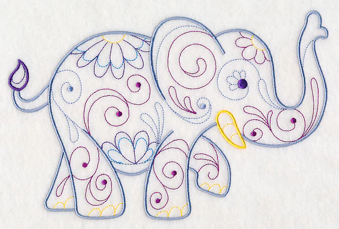 Trumpeting Elephant (Vintage) - Image 2