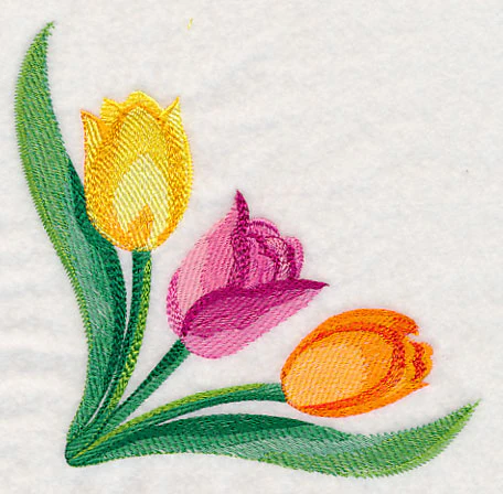 Tulip Corner in Watercolor - Image 8
