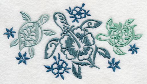 Turtle Trio with Flower Shells - Image 4