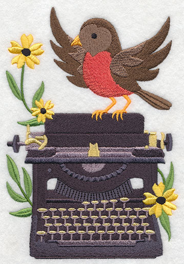 Typewriter with Bird - Image 2