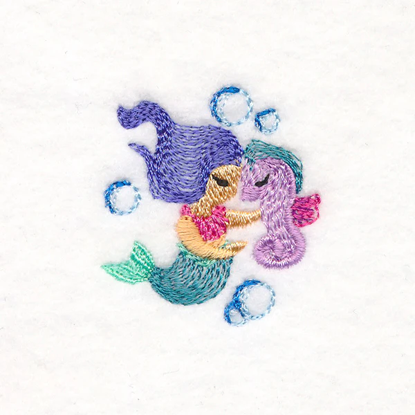 Under the Sea - Mermaid & Seahorse - Image 2
