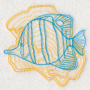 Underwater Butterflyfish Medallion - Image 5