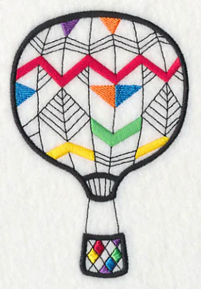 Up Up and Away 1 (Blackwork)