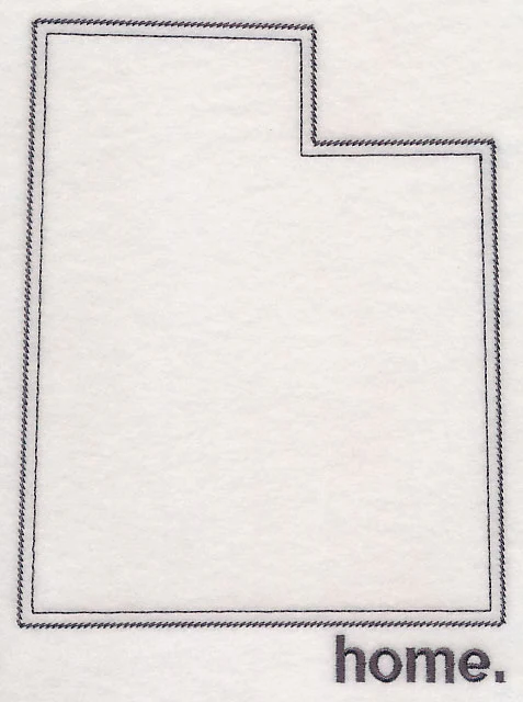 Utah Outline (Vintage)