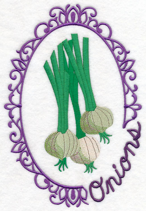Vegetable Cameo - Onions