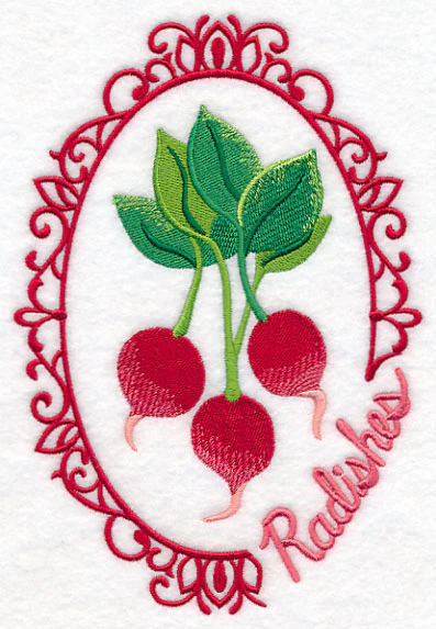 Vegetable Cameo - Radishes - Image 3