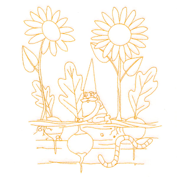 Vegetable Patch Garden Gnomes - Radishes - Image 2