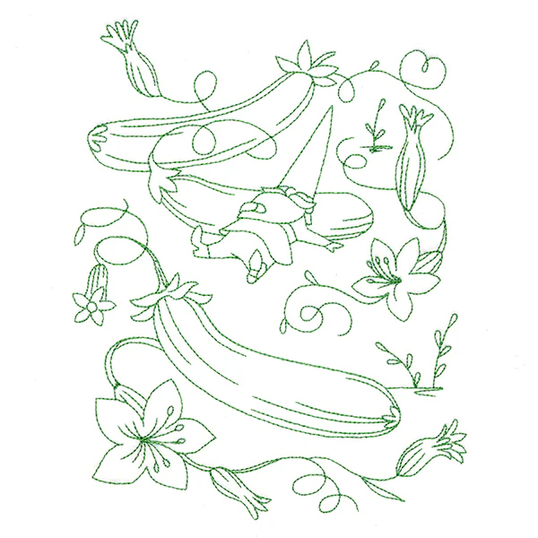 Vegetable Patch Garden Gnomes - Zucchini - Image 3
