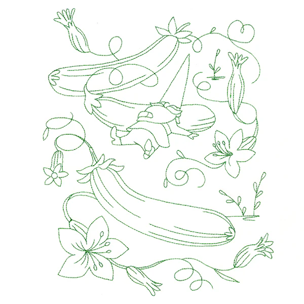 Vegetable Patch Garden Gnomes - Zucchini - Image 9