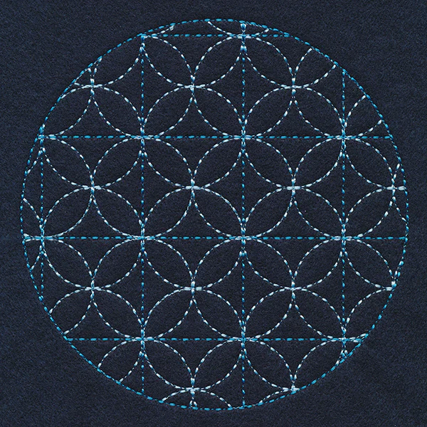 Venn Kaleidoscope Sashiko Quilting Circle - Image 3