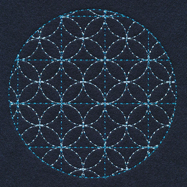 Venn Kaleidoscope Sashiko Quilting Circle - Image 5