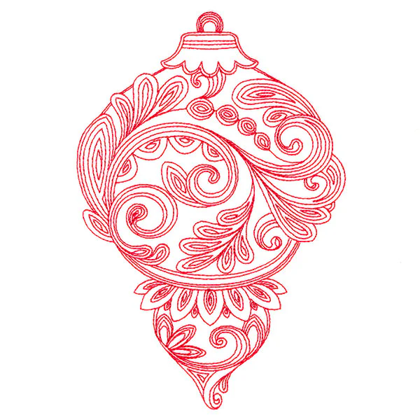 Very Merry Swirls - Ornament - Image 3