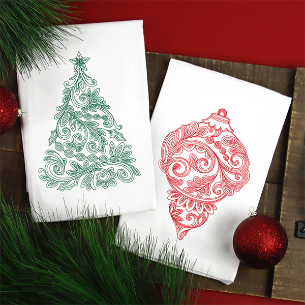 Very Merry Swirls - Ornament - Image 6
