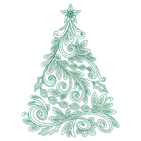 Very Merry Swirls - Tree