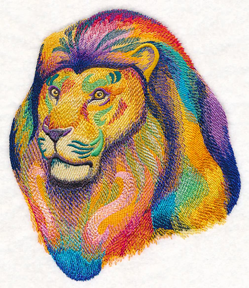 Vibrant Lion in Watercolor - Image 4