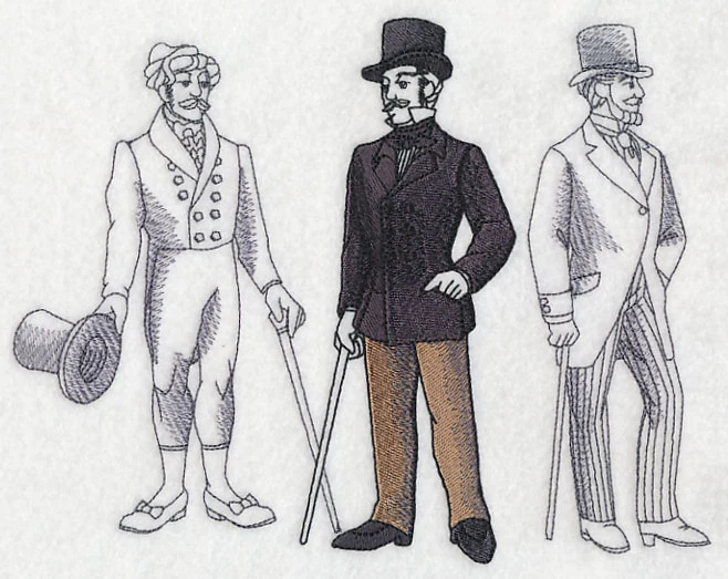 Victorian Fashion Plate - Male