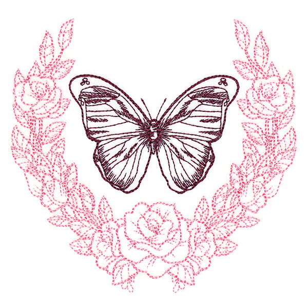 Victorian Laurels Butterfly (Vintage) - Image 3