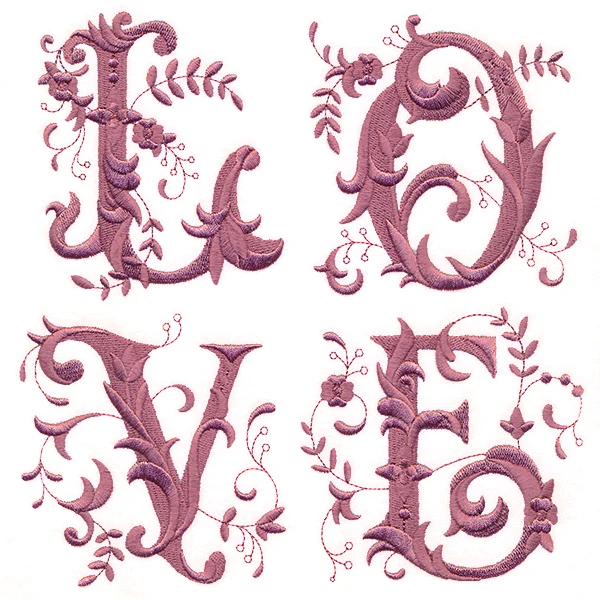Victorian Love with Flowers - Image 6