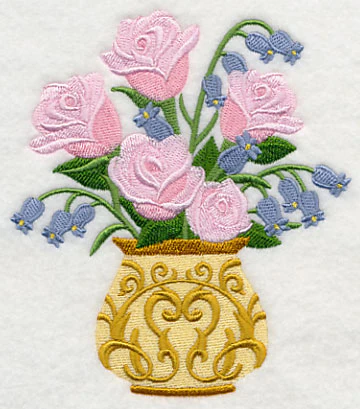 Victorian Roses and Bluebells - Image 3