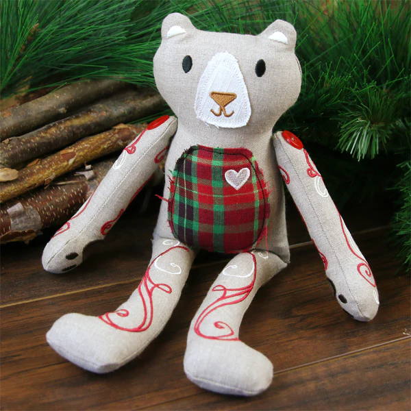 Vintage Bear Doll (In-the-Hoop) - Image 5