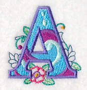 Vintage Flower Fade Letter A - 6 Inch - Image 5