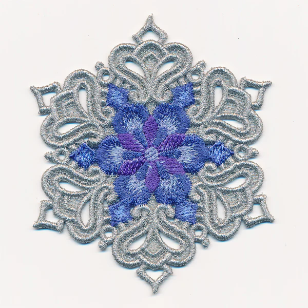 Violet Blossom Snowflake (In-the-Hoop) - Image 3
