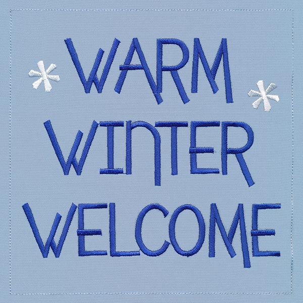 Warm Winter Welcome Snowman - Text - Image 16
